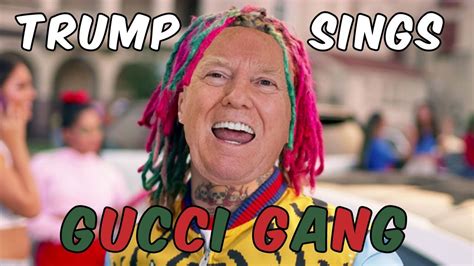 Shortly after Trump's victory was revealed, the 'Gucci Gang' star 